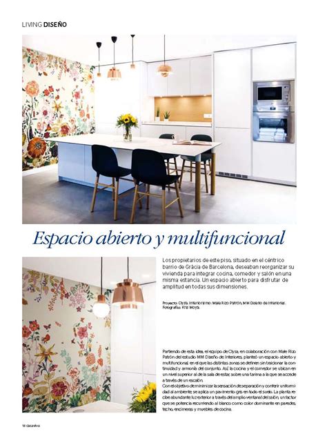 Nórdico, minimalista, ecléctico y de vanguardia. Espacio abierto y multifuncional en Revista Casa Viva - Clysa