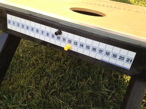 Magnetic Cornhole Score Keeper Attaches Directly To Your