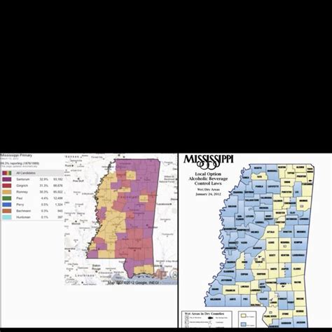 Ms Primary Map Merges With Wetdry County Map Interesting