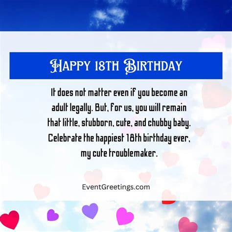 18th Birthday Messages Wishes And Quotes Wishesmsg 48 Off