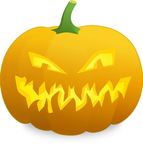 Free Vector Graphic Halloween Pumpkin Scary Free Image On Pixabay