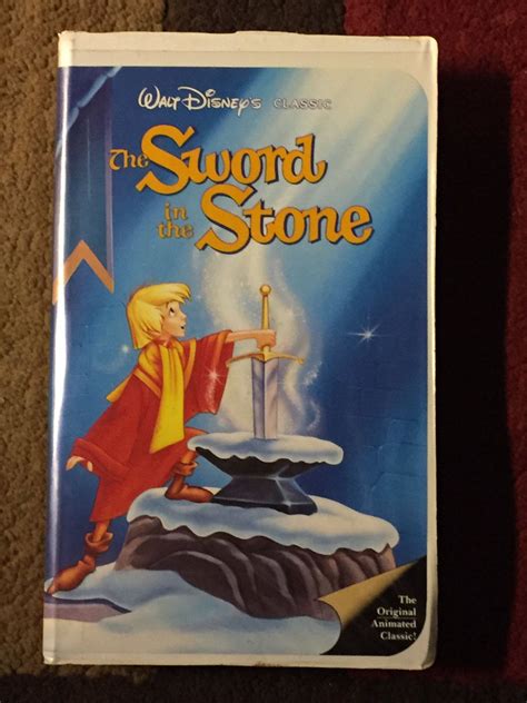 Walt Disney Classic Sword In The Stone Vhs Black Diamond Edition By
