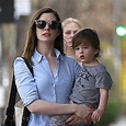 Anne Hathaway running errands in LA with her 22-month-old son Jonathan ...