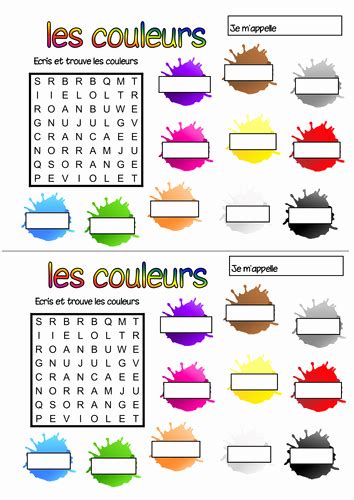 50 French Worksheet For Kids