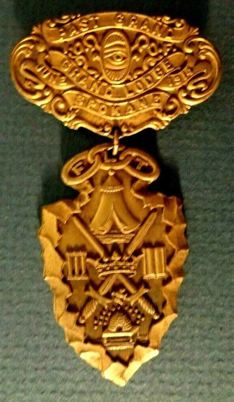 Vintage 1914 Flt Odd Fellows Spokane Wa Medal Badge Brotherly Love Mayer Art Ebay Odd