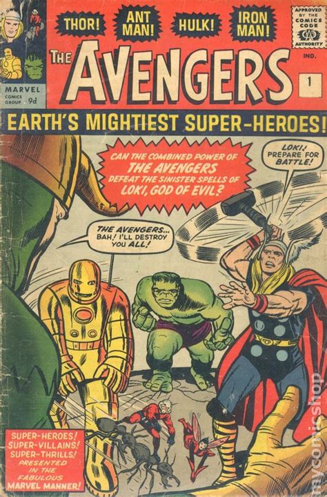 Avengers 1963 1st Series Uk Edition Comic Books 1960 1969