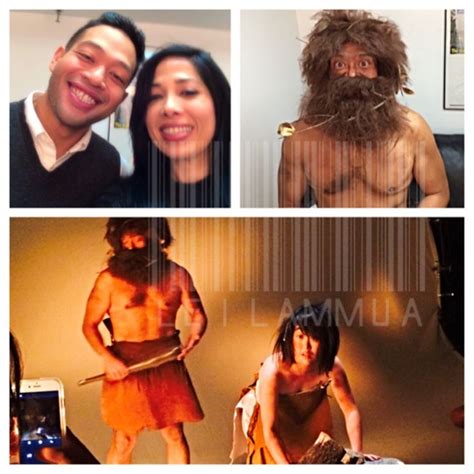Caveman Makeup For Short Film Actor Eugene Cordero From Parks And