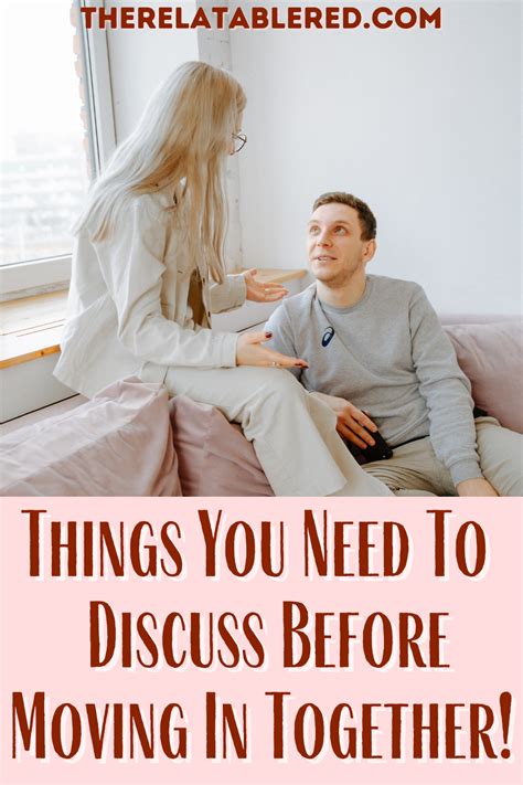Things You Need To Discuss Before Moving In Together Moving In