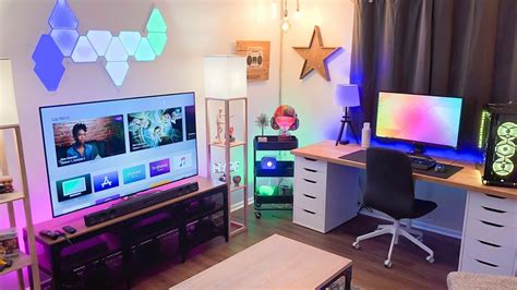 Productivity is the foundation of a successful work day. Epic Home Office Setup Tour! (Late 2017) w/ LG Super UHD ...