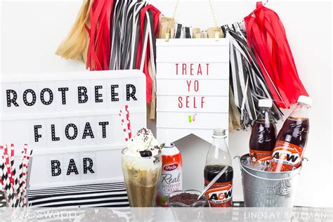Root Beer Float Party Decor