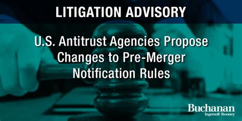 Us Antitrust Agencies Propose Changes To Pre Merger Notification Rules