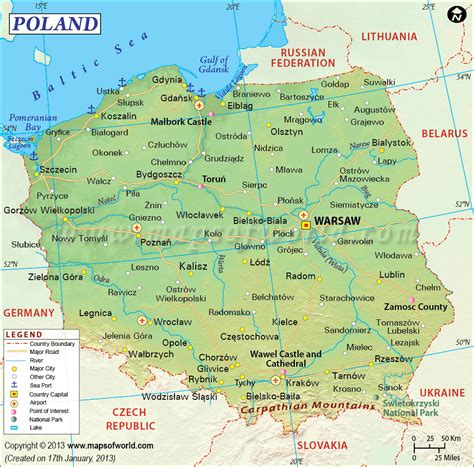 Poland Map Map Of Poland Collection Of Poland Maps Poland Map