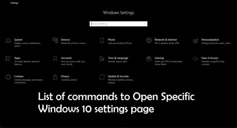 How To Open Windows 10 Settings Using Run Command Technoresult