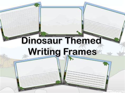 Dinosaur Writing Templates Teaching Resources