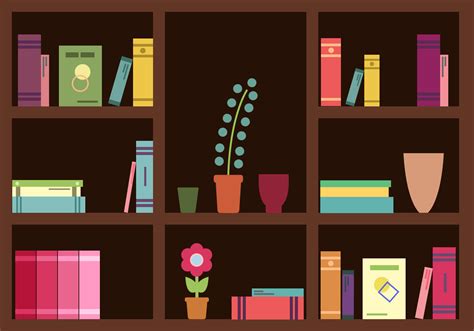 This library does not implement rasterization, fragment shader, anti aliasing, texture mapping, etc. Bookshelf Vector - Download Free Vector Art, Stock ...