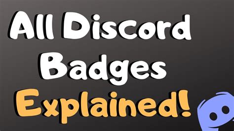 All Discord Badges And How To Get Them Fully Explained Youtube