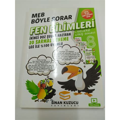 Sinan Kuzucu Yay Nlar Fen Bilimleri Ikinci Doz Deneme Kitab