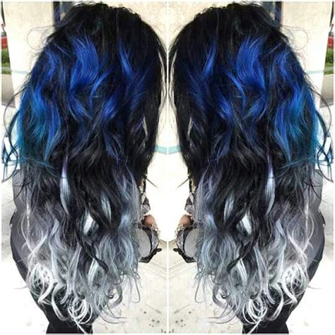 Ombre Hair Color Cool Hair Color Grey Ombre Hair Colors Ombre Style