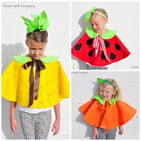 Fruit Costumes Tutorial Simple Simon And Company Fruit Costumes