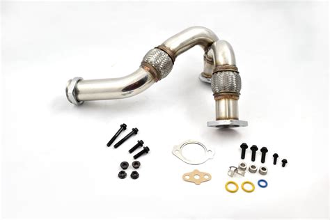 Heavy Duty Y Pipe Up Pipe With Gasket And Turbo Install Kit 2003 2007