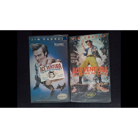 Vhs Ace Ventura 1 E 2 Shopee Brasil