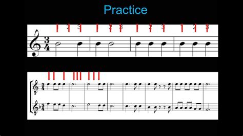 Rhythm Practice 34 Time Signature Youtube