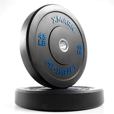Xmark 45 Lb Pair Bumper Plate Weight Plates Bumper Weights For Olympic