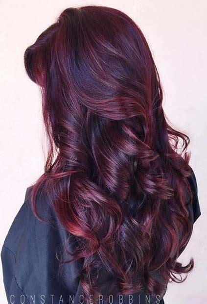 Amazing Dark Red Hair Color Ideas Page Of Stayglam Dark Red