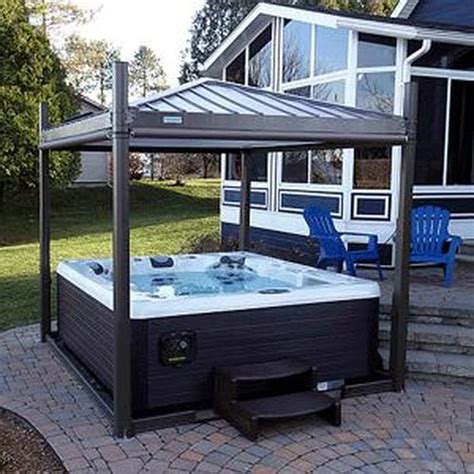 25 Most Mesmerizing Hot Tub Cover Ideas For Ultimate Relaxing Time Godiygo Hot Tub