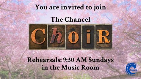 Join The Chancel Choir — St Pauls Ocean Grove Church