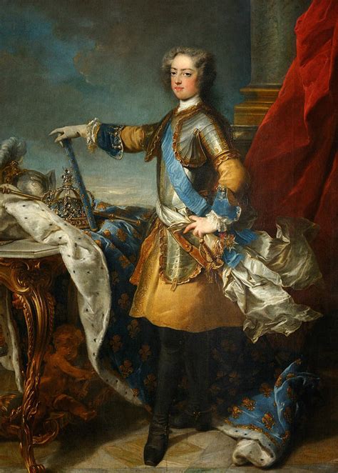 Louis Xv King Of France And Navarre Painting By Jean Baptiste Van Loo