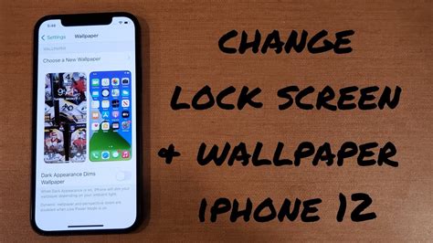 How To Change Wallpaper Lock Screen Iphone 12 12 Mini 12 Pro 12 Pro