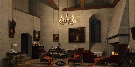The Gryffindor Common Room Gets A Modern Redesign Laptrinhx News