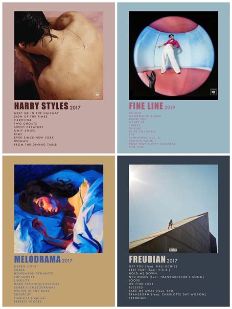 Music And Movie Prints Custom Music Album Poster Wall Art Digital