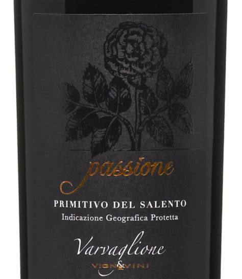 Varvaglione Passione Primitivo Del Salento Igp Faberwineworldnl