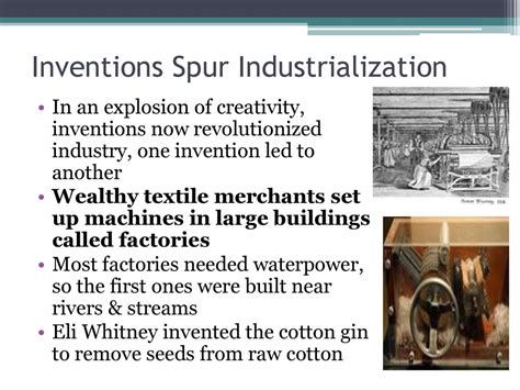 Chapter 9 Section 1 The Beginnings Of Industrialization Ppt Download