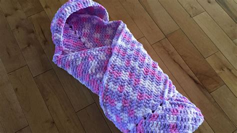 Cuddly Snuggly Hooded Baby Blanket Crochet Pattern Free Styles Idea