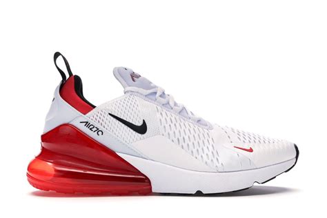 Nike Air Max 270 White Black University Red Bv2523 100