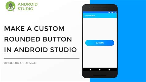In this video, i will show you how to use your android phone to test your first step 3. Make a Custom Button in Android Studio - YouTube