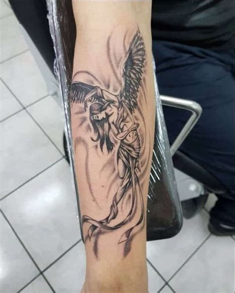 Top More Than Guardian Angel Forearm Tattoo Designs Super Hot