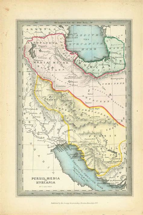 Middleeast Persis Persia Philographikon Antique Maps And Prints