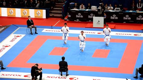 Team Kata Peru Bronze Medal Performance 2012 World Karate Championships Paris Youtube