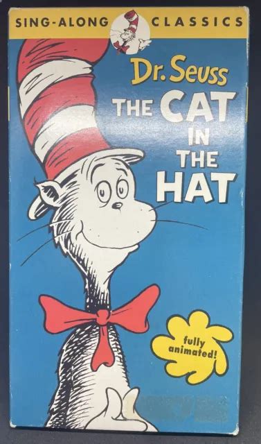 DR SEUSS THE Cat In The Hat Sing Along Classics VHS EUR
