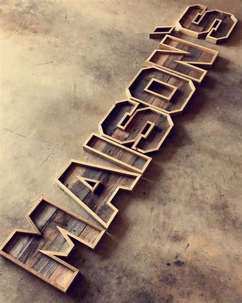 Pallet Letter Rustic Letter Reclaimed Wood Marquee Letters Into The