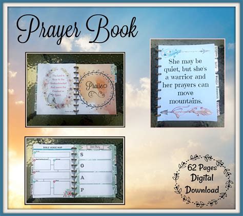 Prayer Book Printable Pdf 62 Pages Sized For Your Classic Etsy