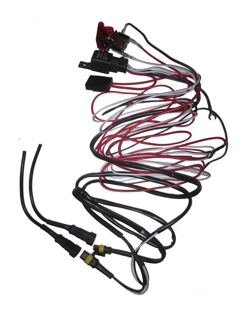 Universal Wire Harness With Led Toggle Switch Tuff Led Lights