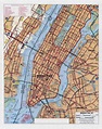 Large detailed road map of Manhattan (New York city). Manhattan NYC ...