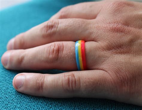 Pansexual Pride Ring Coming Out T Lgbt Pride Ring Pride Etsy