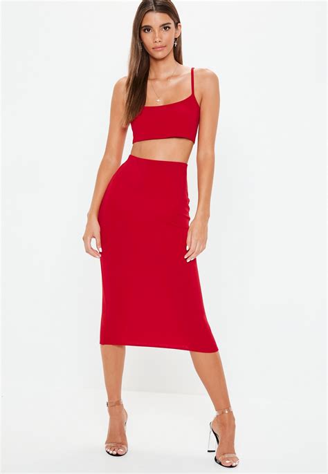red-cami-top-skirt-co-ord-set-missguided-red-cami-tops,-skirt-co-ord,-skirt-shopping