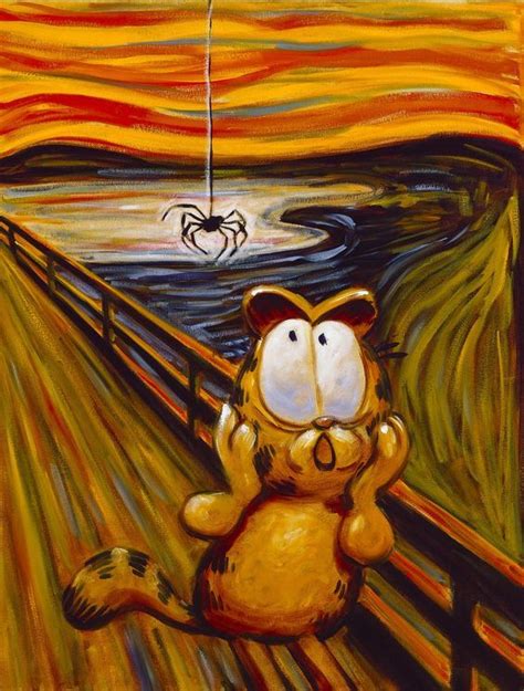 Garfield In A Famous Painting Arte Divertido Ilustraciones Famosas